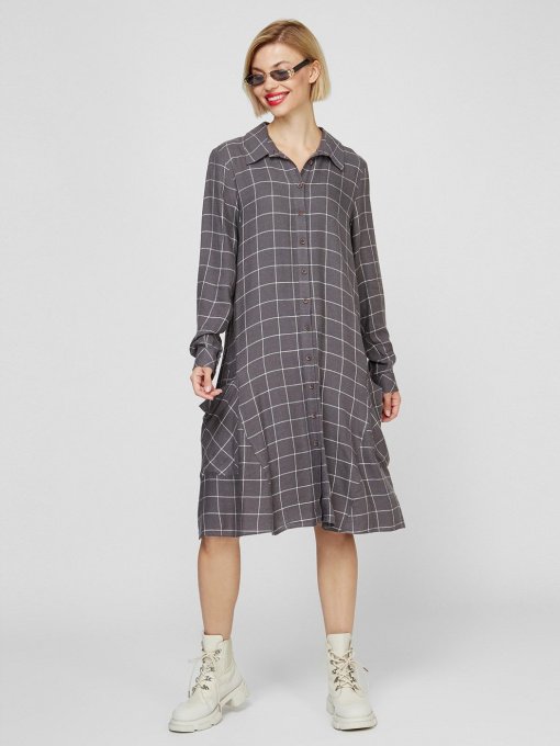 Сукні Sassofono модель A201-SF-56761, СІРИЙ Фото