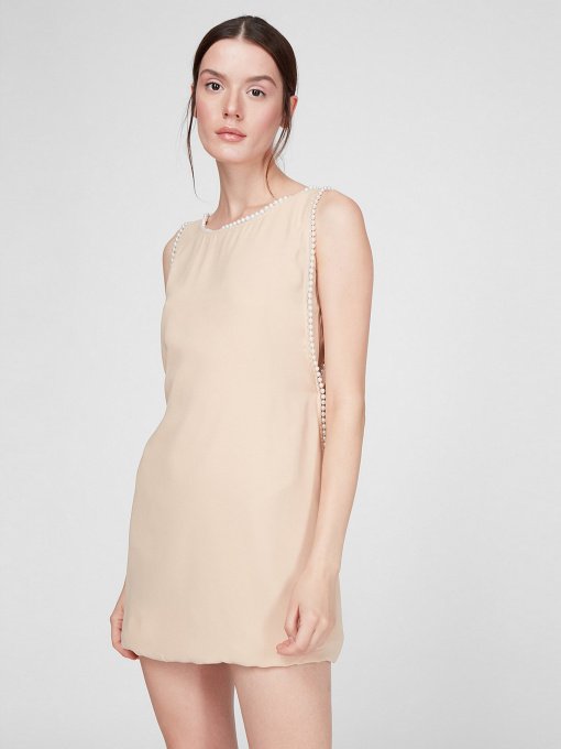 Сукня міні Sassofono модель A201-SF-679171, БЕЖЕВИЙ Фото