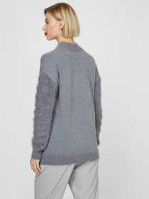 Свитер Sassofono модель A201-SF-728112, Антрацит Фото