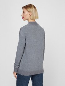 Свитер Sassofono модель A201-SF-728113, Антрацит Свитер Sassofono модель A201-SF-728113, Антрацит Фото