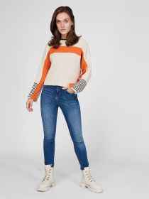 Свитер Sassofono модель A201-SF-773111-1, Бежевий Фото