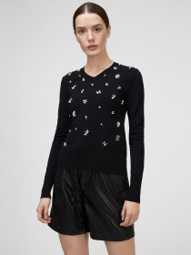 Джемпер Sassofono модель A201-SF-790113-1, Чорний Фото