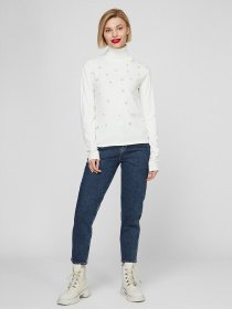 Водолазка Sassofono модель A201-SF-790115-1, Молочний Фото