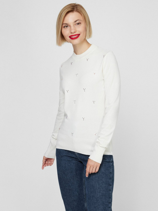 Джемпер Sassofono модель A201-SF-791112, Молочний Фото