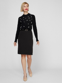 Джемпер Sassofono модель A201-SF-791112-1, Чорний Фото