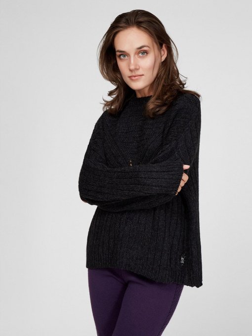 Свитер Sassofono модель A201-SF-794113, Антрацит Фото