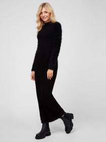 Платья Sassofono модель A201-SF-730172, Чорний Платья Sassofono модель A201-SF-730172, Чорний Фото