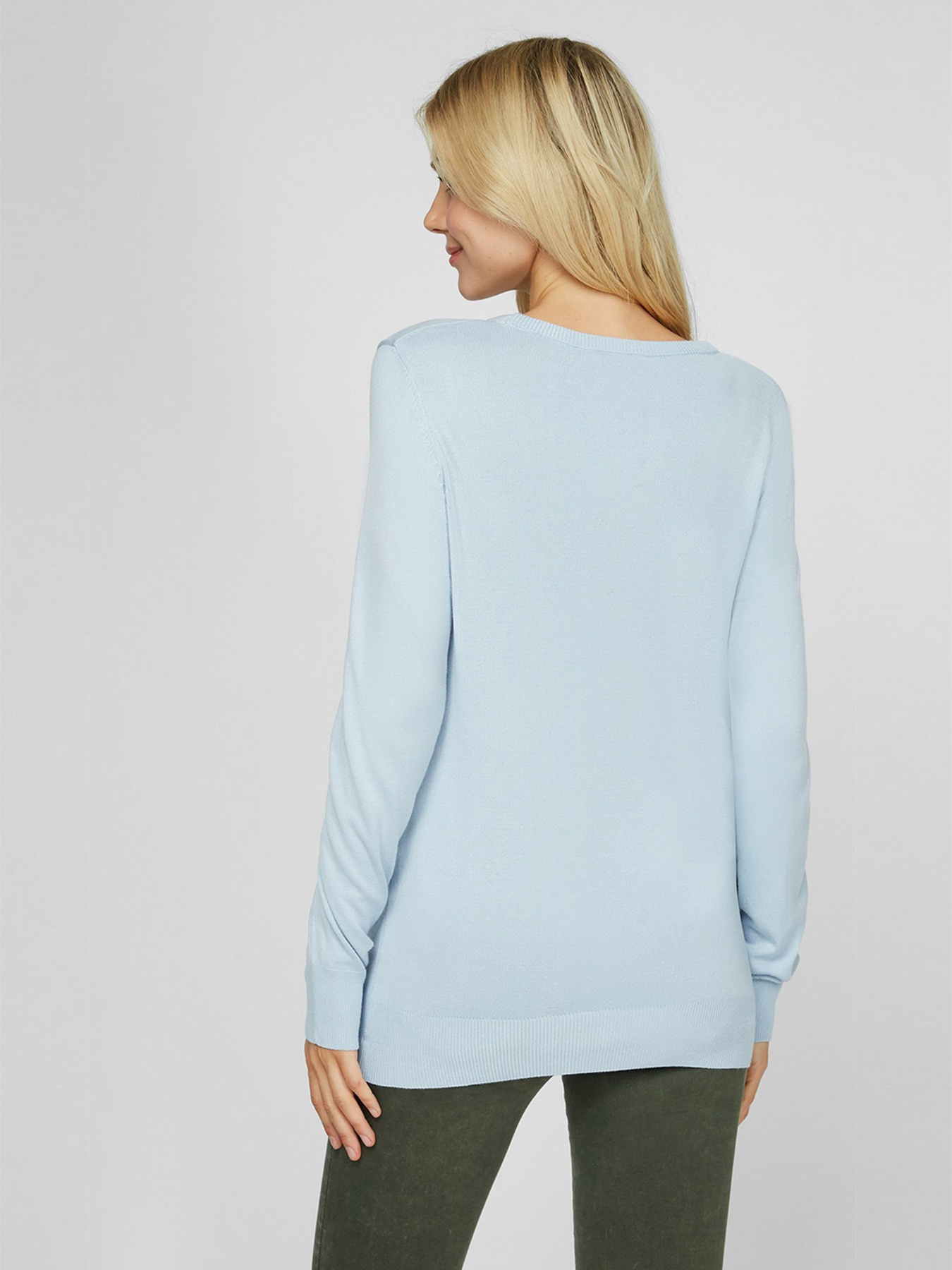 Джемпер Sassofono модель A191-SF-470112, БЛАКИТНИЙ Фото