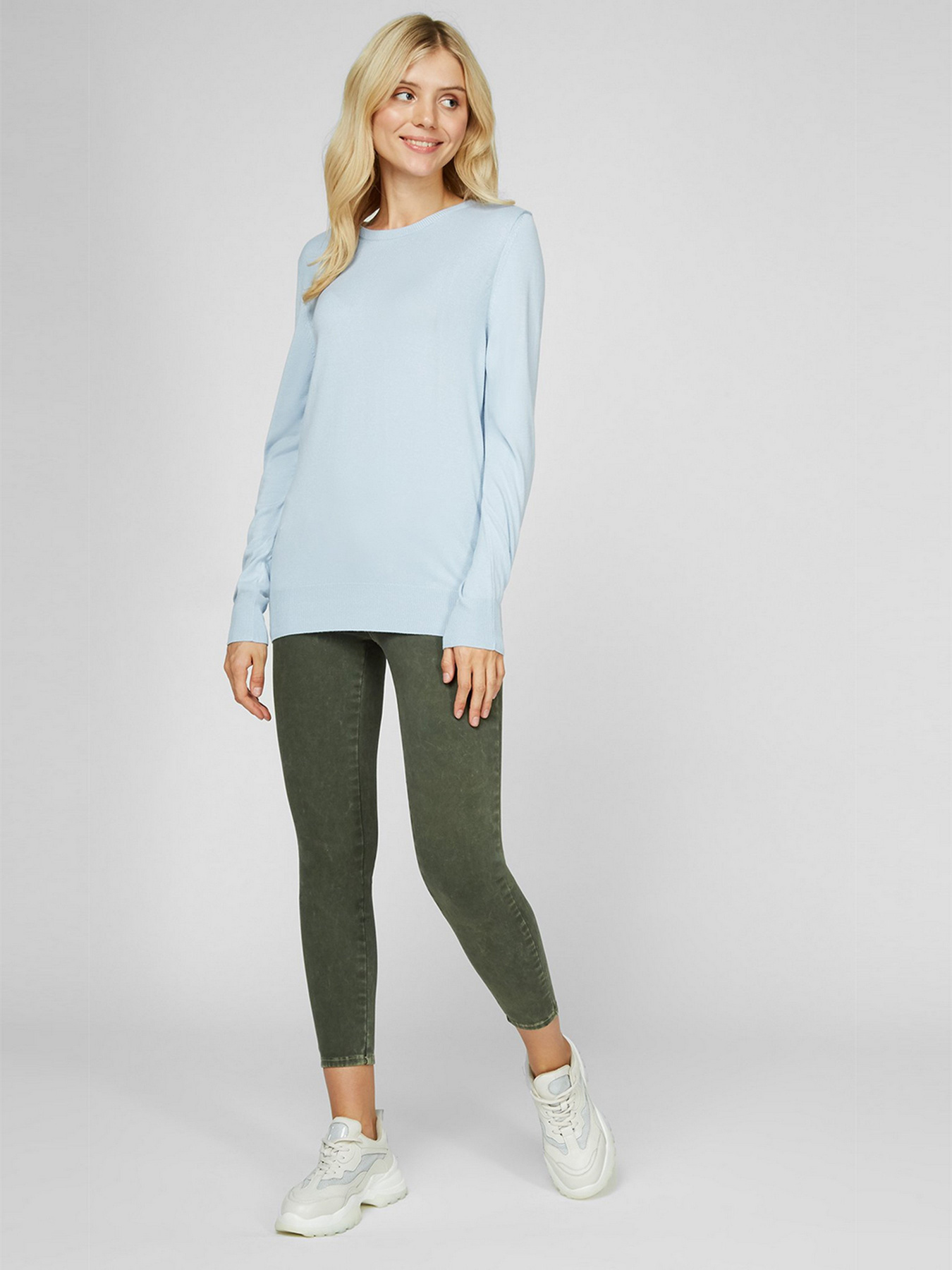 Джемпер Sassofono модель A191-SF-470112, БЛАКИТНИЙ Фото