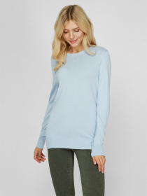 Джемпер Sassofono модель A191-SF-470112, БЛАКИТНИЙ Джемпер Sassofono модель A191-SF-470112, БЛАКИТНИЙ Фото