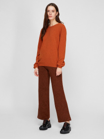 Брюки повседневные Sassofono модель A191-SC-6132, Бордовий Фото