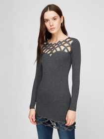 Туніка Sassofono модель A191-SC-3031, АНТРАЦИТ Фото