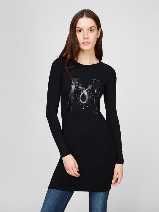 Платья Sassofono модель A191-SC-3283, ЧОРНИЙ Фото