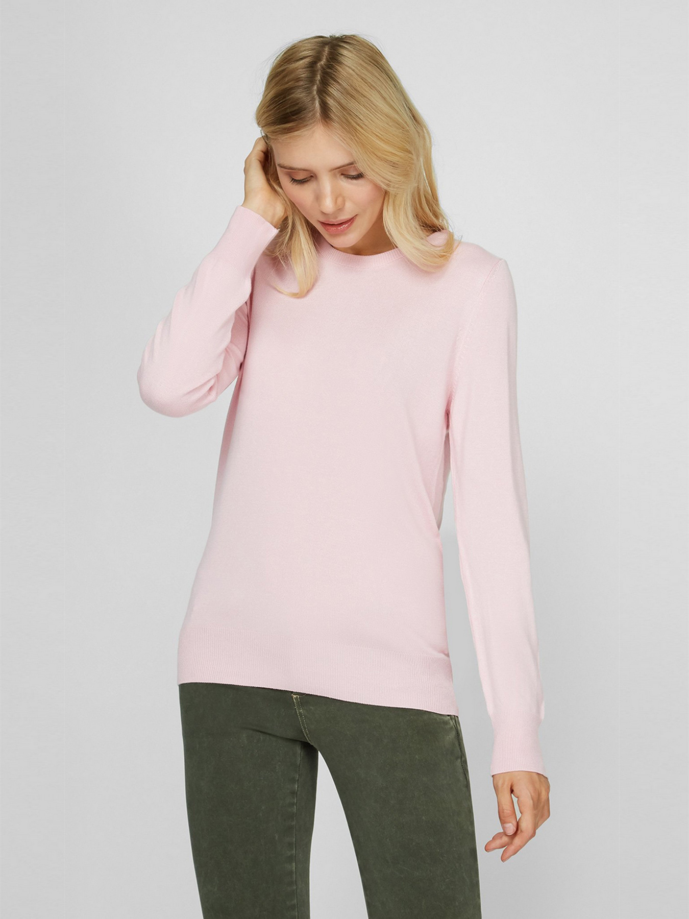 Джемпер Sassofono модель A191-SF-470112, ПУДРОВИЙ Фото