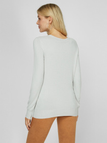 Джемпер Sassofono модель A191-SF-470112, СІРИЙ Фото