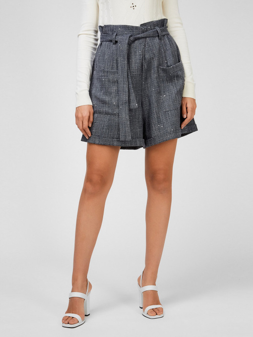 Повседневные шорты Sassofono модель A201-SF-369071, СИНІЙ Фото