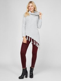 Свитер Sassofono модель A191-SC-53-153, СІРИЙ Фото