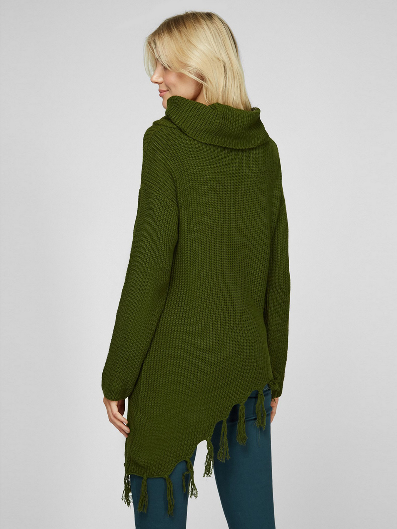 Свитер Sassofono модель A191-SC-53-153, ХАКІ Фото