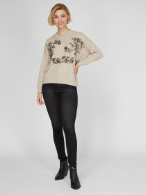 Свитер Sassofono модель A191-SC-704111, БЕЖЕВИЙ Фото