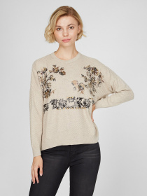 Свитер Sassofono модель A191-SC-704111, БЕЖЕВИЙ Фото