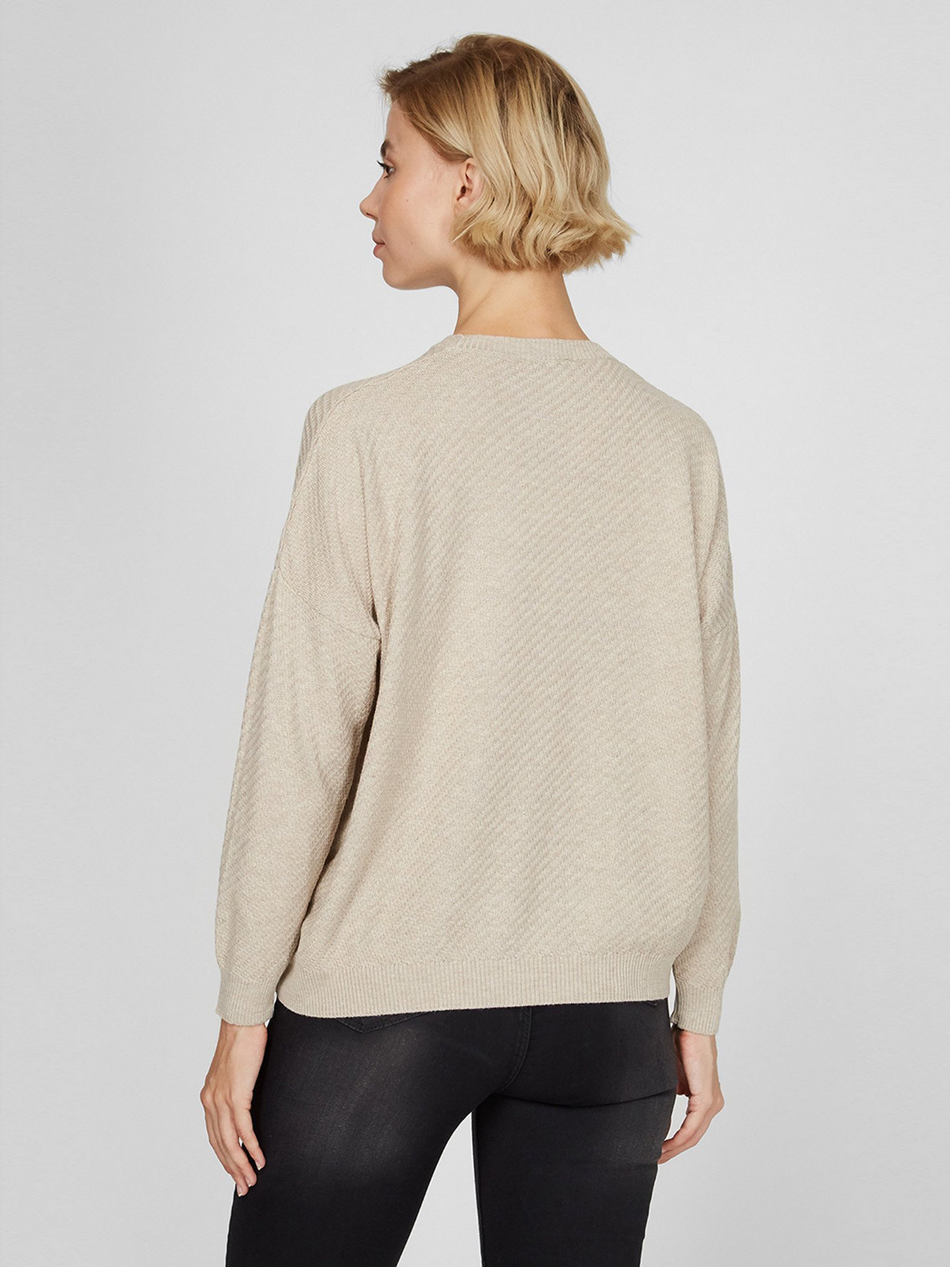 Свитер Sassofono модель A191-SC-704111, БЕЖЕВИЙ Фото