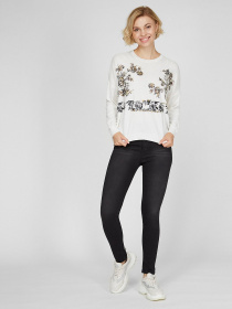 Свитер Sassofono модель A191-SC-704111, МОЛОЧНИЙ Фото