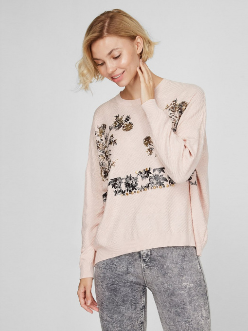 Светр Sassofono модель A191-SC-704111, РОЖЕВИЙ Фото