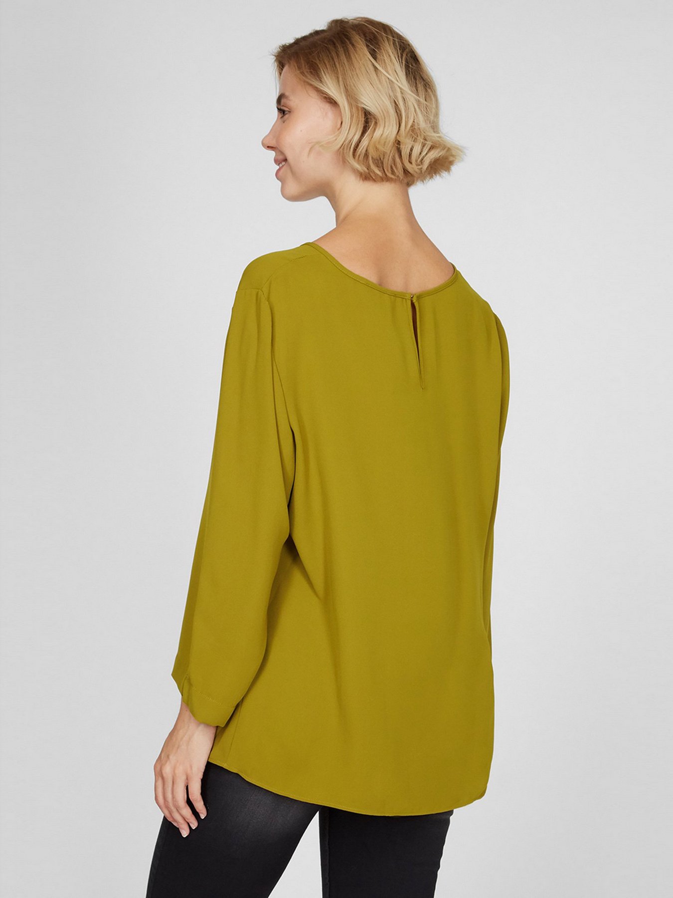 Блуза Sassofono модель A191-SC-907171-2, Оливковий Фото