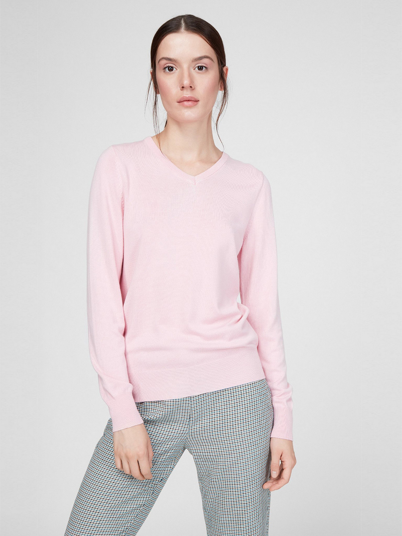 Джемпер Sassofono модель A191-SF-470113, ПУДРОВИЙ Джемпер Sassofono модель A191-SF-470113, ПУДРОВИЙ Фото