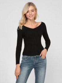 Джемпер Sassofono модель A191-SC-9KT119, Чорний Фото