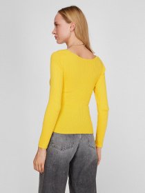 Джемпер Sassofono модель A191-SC-9KT165, ЖОВТИЙ Фото