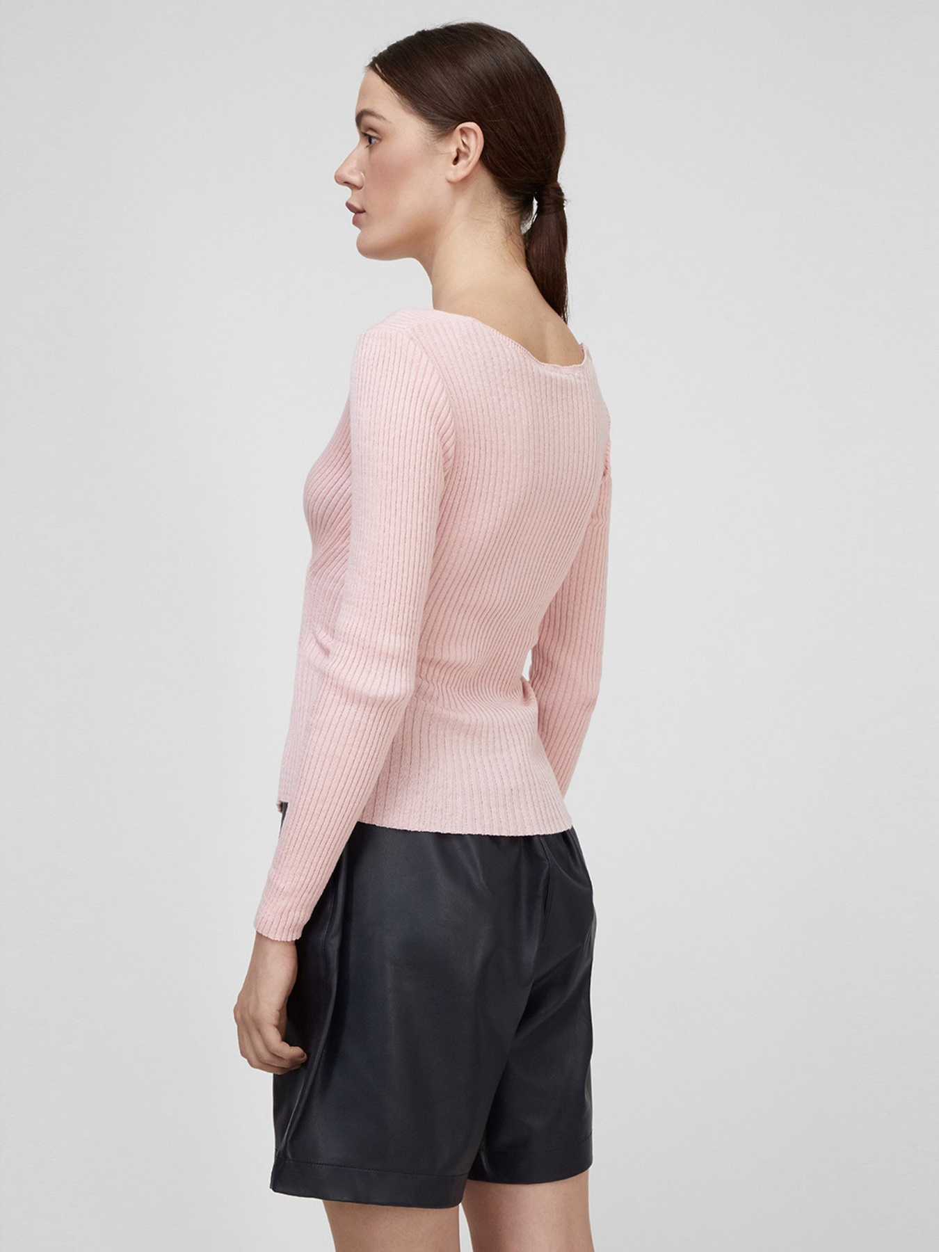 Джемпер Sassofono модель A191-SC-9KT165, РОЖЕВИЙ Фото