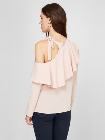 Блуза Sassofono модель A191-SF-125111, Пудровий Фото