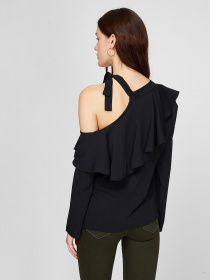 Блуза Sassofono модель A191-SF-125111, Чорний Фото