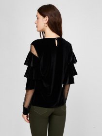 Блуза Sassofono модель A191-SF-172111, Чорний Фото