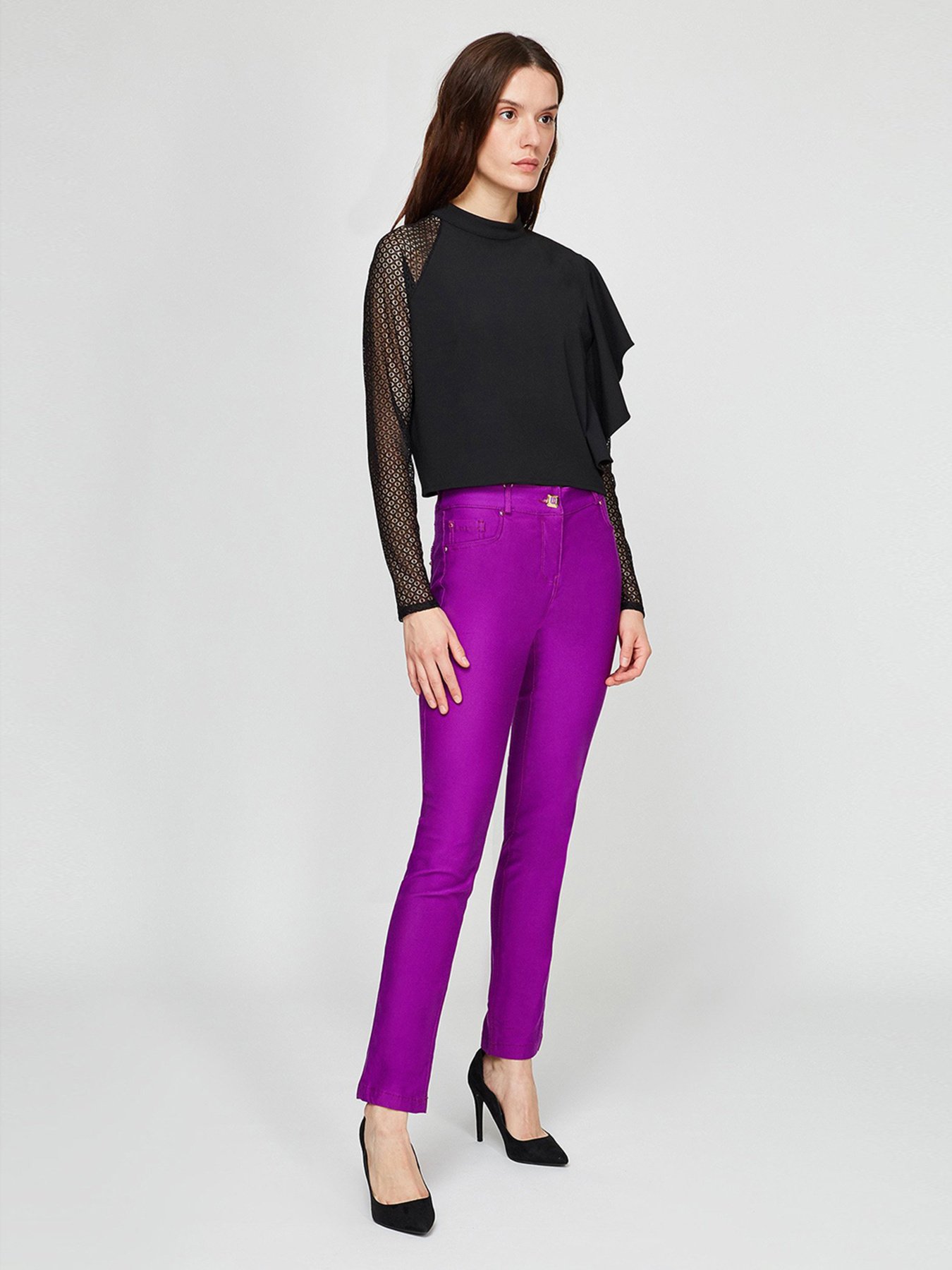 Блуза Sassofono модель A191-SF-228111, ЧОРНИЙ Фото