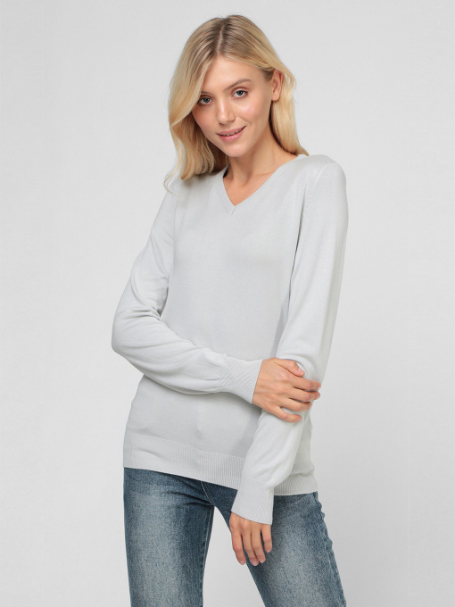 Джемпер Sassofono модель A191-SF-470113, СІРИЙ Фото