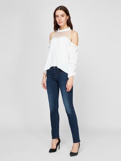 Блуза Sassofono модель A191-SF-263111, МОЛОЧНИЙ — фото 3 - INTERTOP
