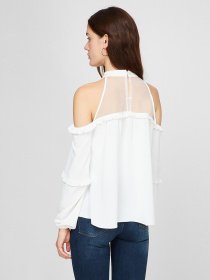 Блуза Sassofono модель A191-SF-263111, МОЛОЧНИЙ Блуза Sassofono модель A191-SF-263111, МОЛОЧНИЙ Фото