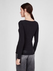 Свитер Sassofono модель A191-SF-380111, ЧОРНИЙ Фото