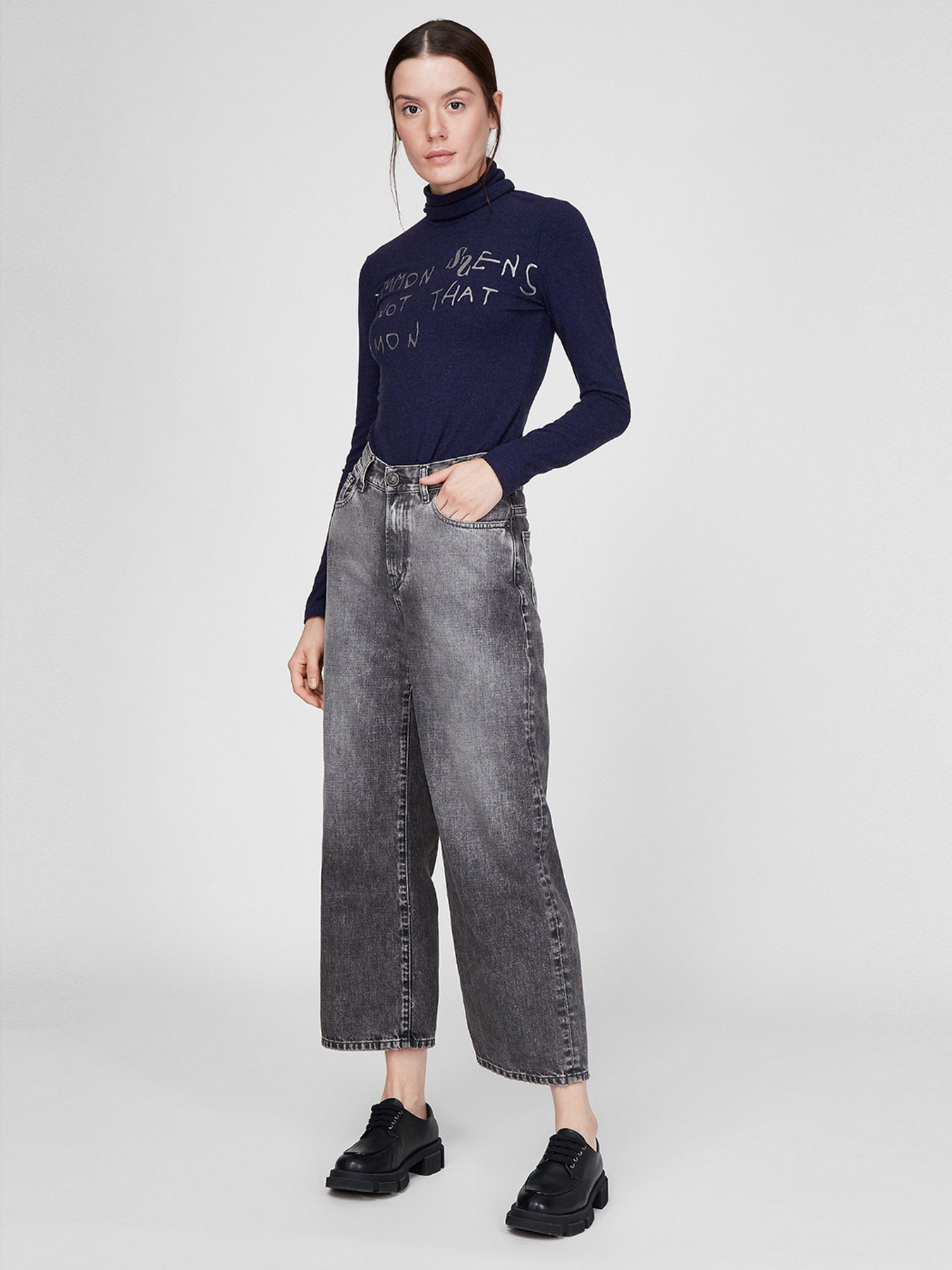 Свитер Sassofono модель A191-SF-381111, СИНІЙ Фото