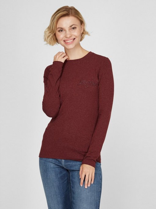 Светр Sassofono модель A191-SF-382111, БОРДОВИЙ Фото