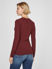 Свитер Sassofono модель A191-SF-382111, БОРДОВИЙ Фото