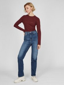 Свитер Sassofono модель A191-SF-382111, БОРДОВИЙ Фото