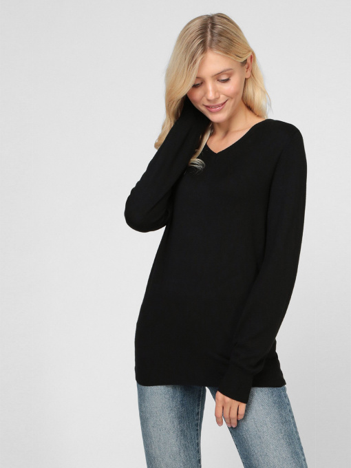 Джемпер Sassofono модель A191-SF-470113, ЧОРНИЙ Фото