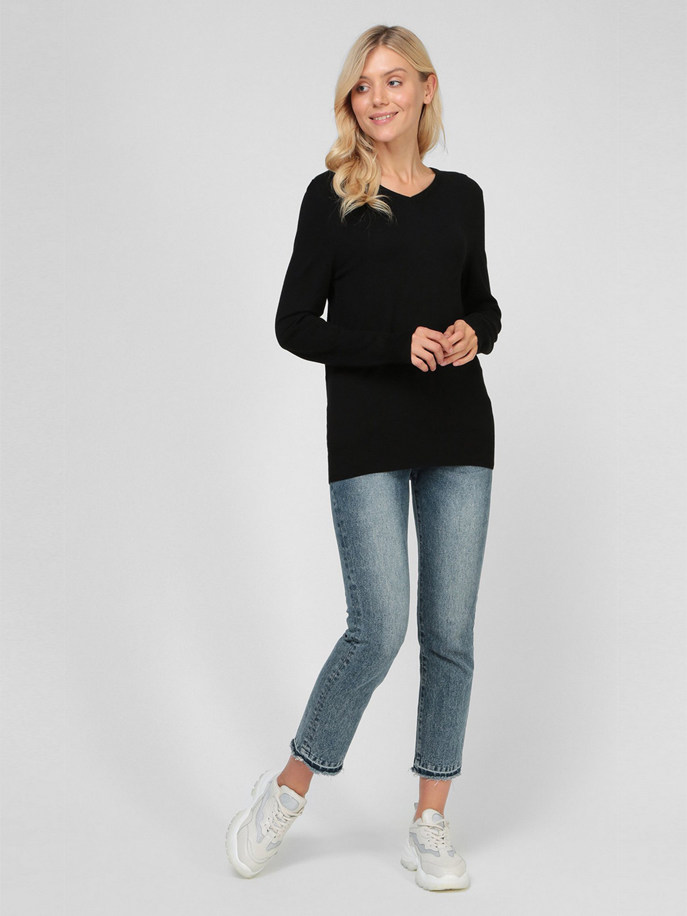 Джемпер Sassofono модель A191-SF-470113, ЧОРНИЙ Фото