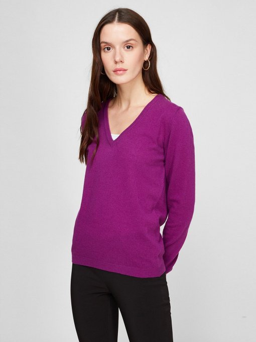 Джемпер Sassofono модель A191-SF-461111, Ліловий Фото