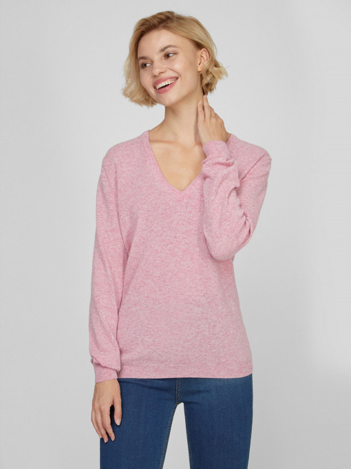 Джемпер Sassofono модель A191-SF-461111, Рожевий Фото