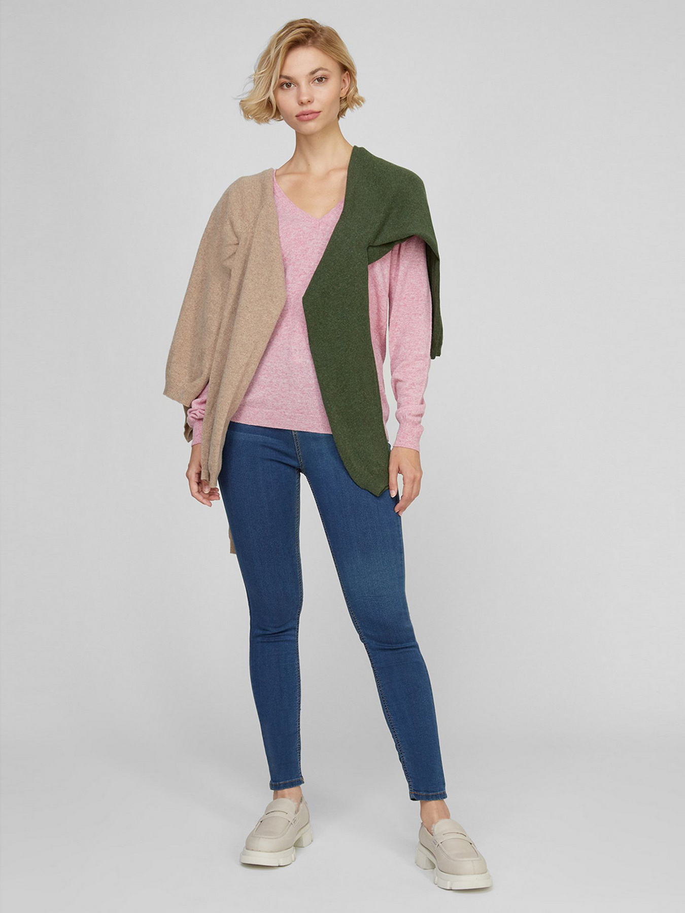 Джемпер Sassofono модель A191-SF-461111, Рожевий Фото