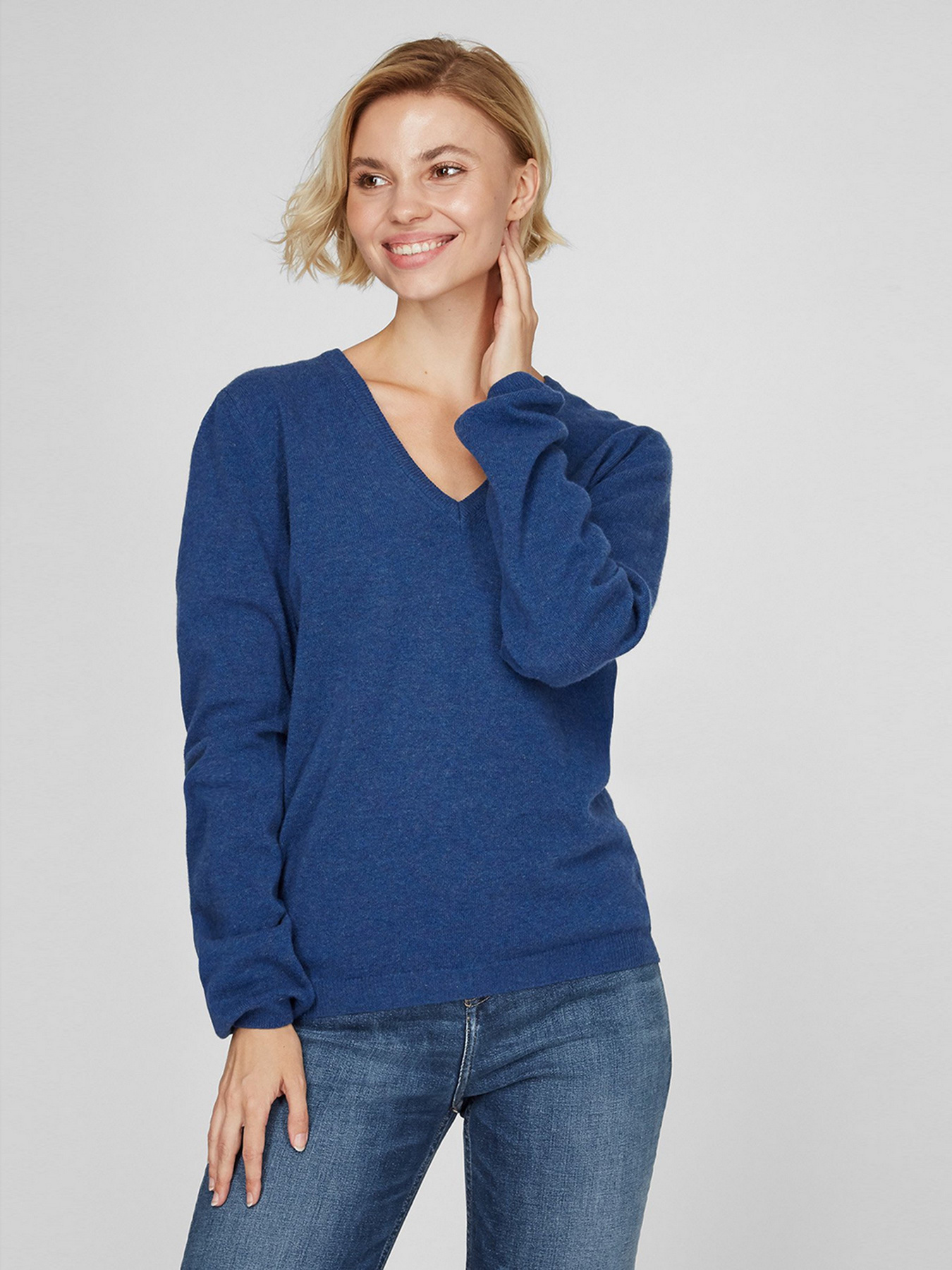 Джемпер Sassofono модель A191-SF-461111, Синій Фото